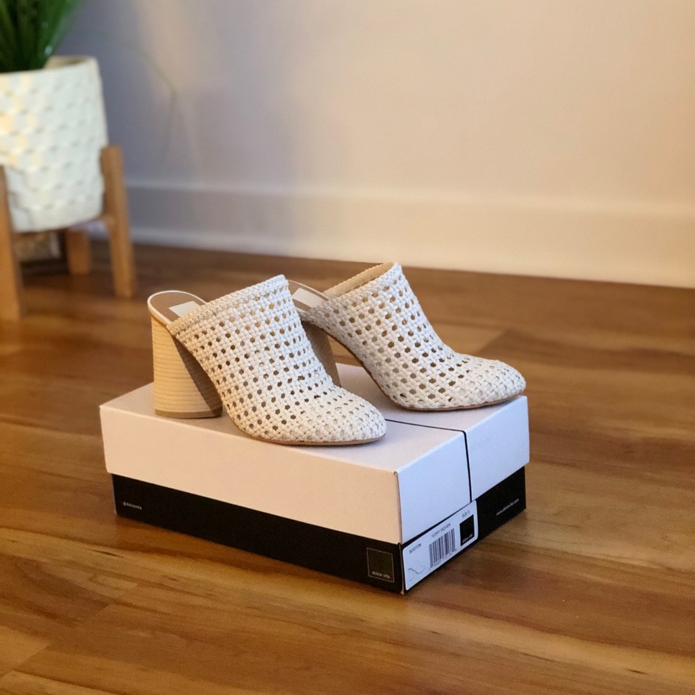 Dolce Vita woven heeled shoe